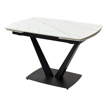 Стол дизайнерский из керамогранита под камень 120 см (арт 30770) - Фото 2