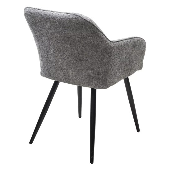 Стул с черными ножками с подлокотниками (арт 33482) Фото 3