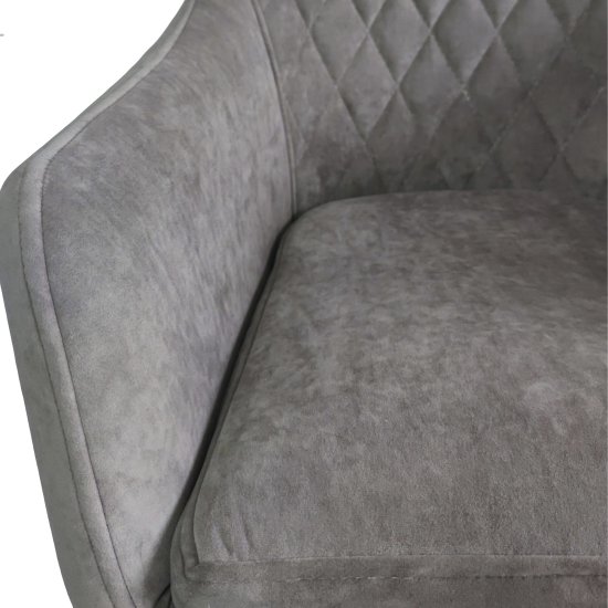 Полукресло с белыми ножками с подлокотниками (арт 29528) Фото 4