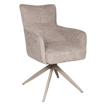 Стул кухонный на каркасе из металла из велюра (арт 35867) - Фото 2