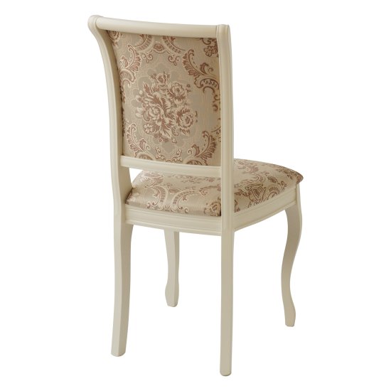 Стул деревянный кремовый классический (арт 15392) Фото 2