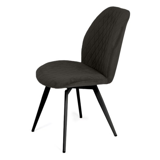 Стул на металлокаркасе мягкий из велюра (арт 33560) Фото 1