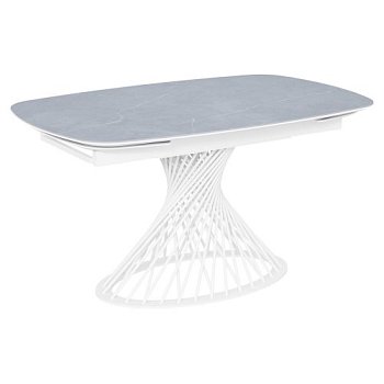 Стол с закругленными углами со столешницей из керамики 140 см (арт 35178) - Фото 2