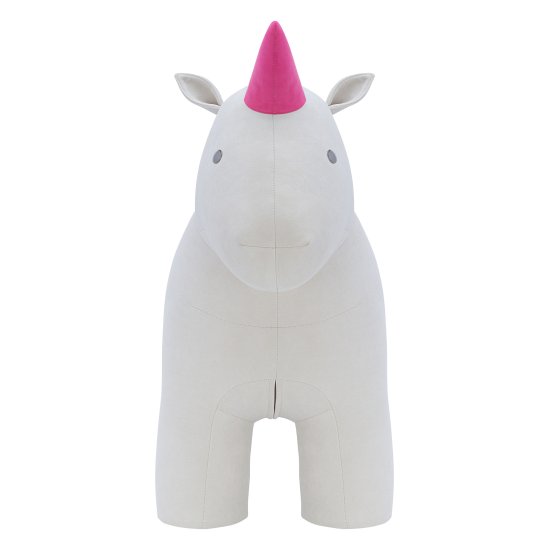 Пуфик мягкий розовый современный (арт 13349) Фото 2