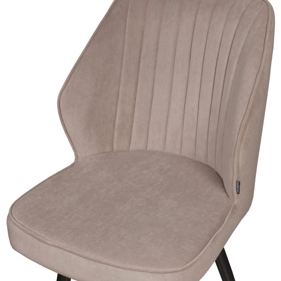 Стул мягкий из бархата современный (арт 31736) Фото 3