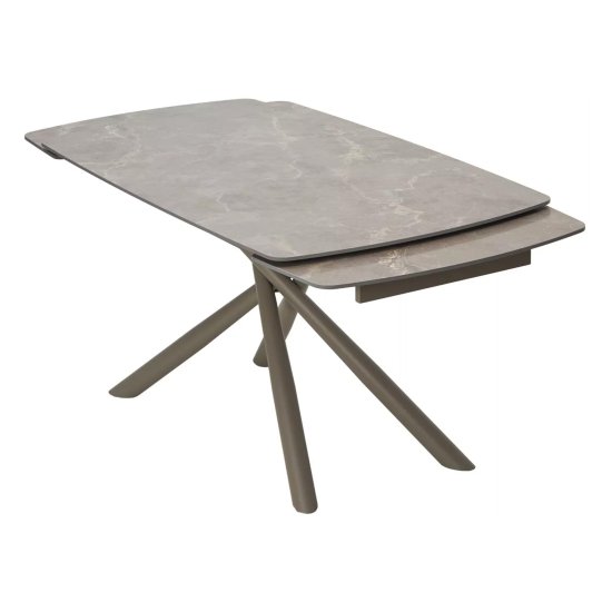 Стол обеденный раскладной из керамогранита 140 см (арт 33381) Фото 2
